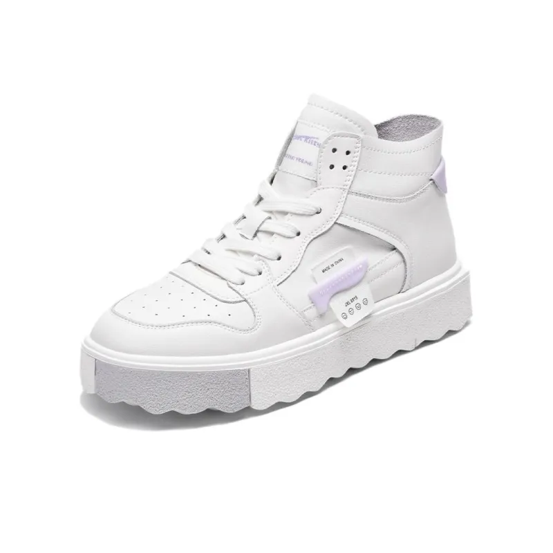 Kiss Kitty Lightweight Breathable Height Increasing High-Top Skateboard Shoes Women's-9