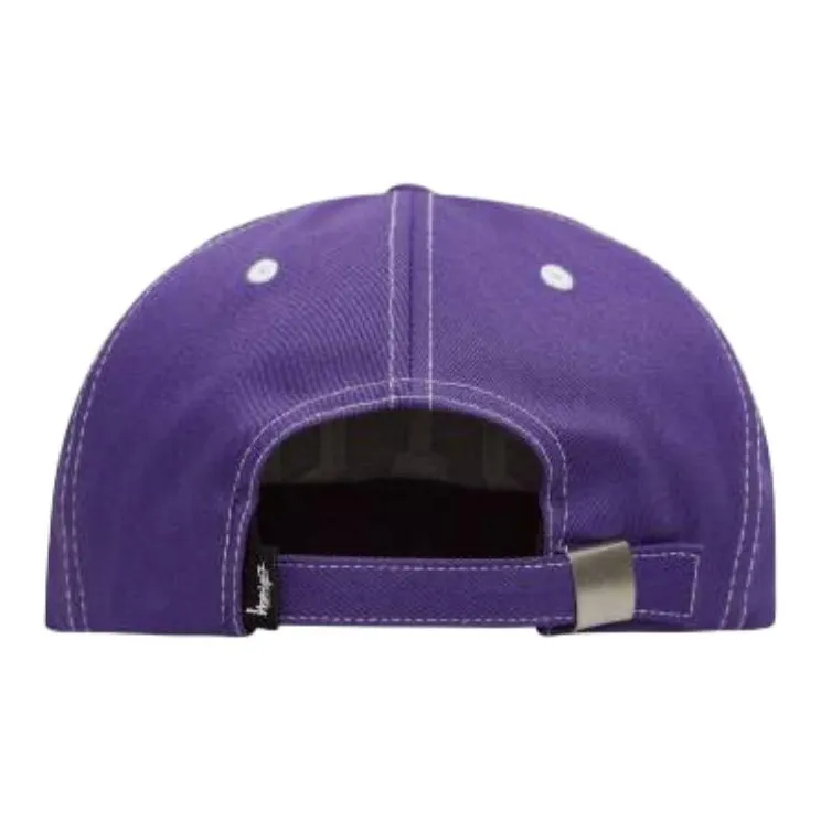 Stussy Cotton Baseball Caps Men's Purple-3
