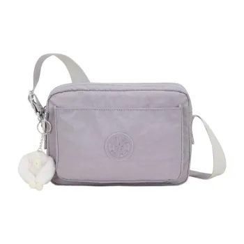 Kipling Recycled Polyamide Crossbody Bag, Shoulder Bag Women's Soft Gray