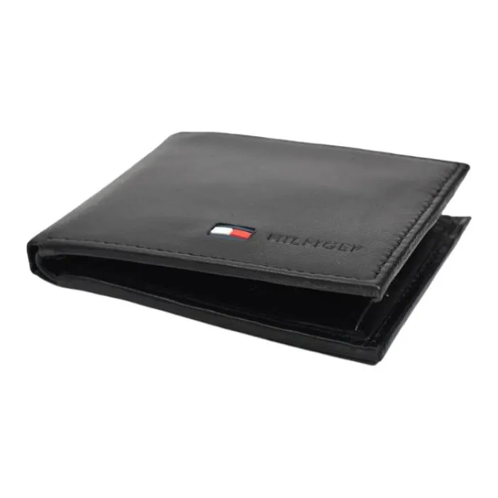 Tommy Hilfiger Leather Wallet Unisex Black-3