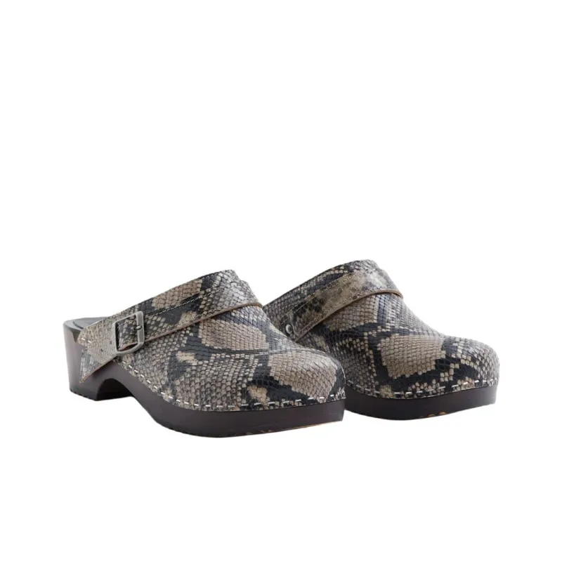 Swedish Hasbeens x FILIPPA K Wrap-toe Slippers Unisex Black-2