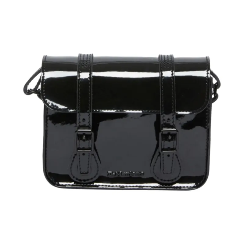 Dr.Martens Cow Leather Satchel Bag Shoulder Bag Crossbody Bag Small Size Unisex Black-1