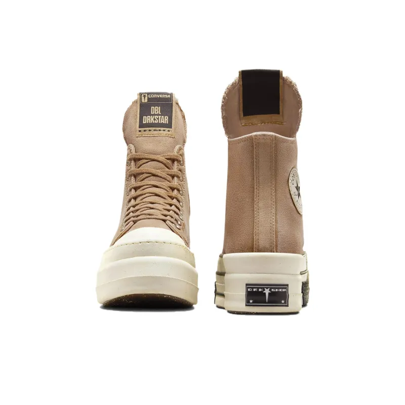 Rick Owens DRKSHDW x Converse Chuck 70 Slip Resistant Height Increasing High Top Canvas Shoes Unisex Brown-2