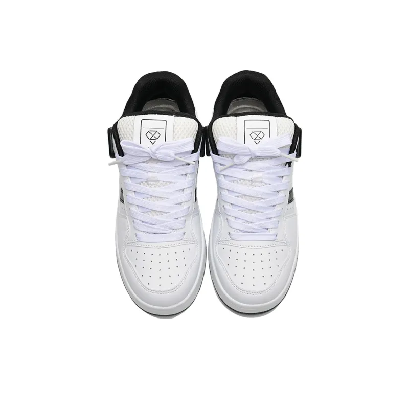 Circle Small Coverage Lightweight Breathable Height Increasing Low Top Skateboard Shoes Unisex-15