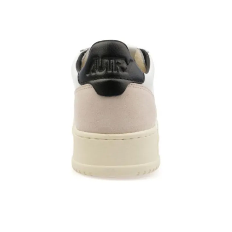 AUTRY Medalist Leather Low Game Set Match! White Black Grey-4
