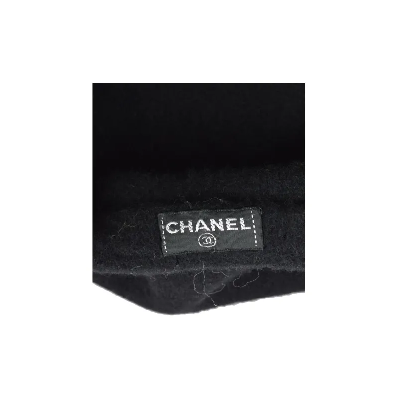 CHANEL 1990 2000s Cc Beret-2