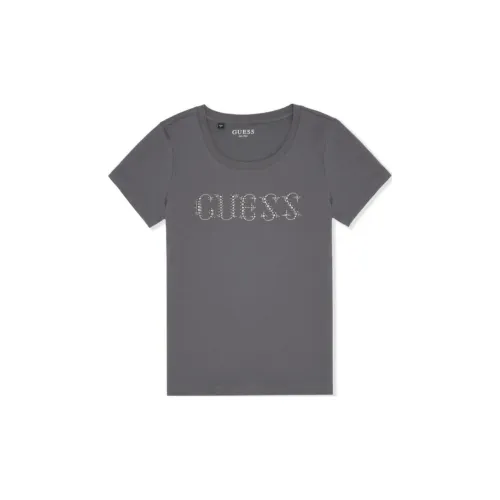 GUESS T-Shirts Women's Gray