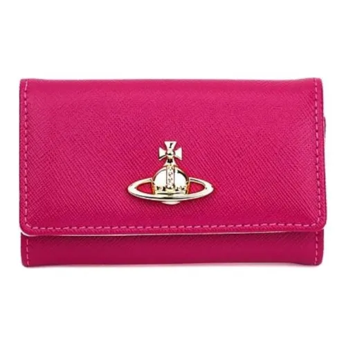 Vivienne Westwood Cow Leather Key Pouch Women's Pink