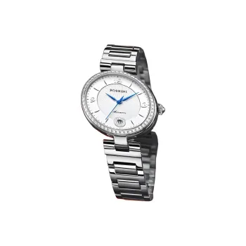 ROSSINI Mechanical Movement Steel Strap Watch Women's Watch White Dial
