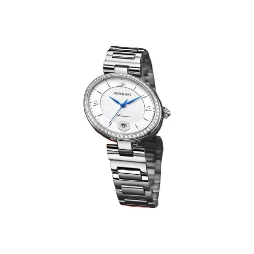 ROSSINI Mechanical Movement Steel Strap Watch Women's Watch White Dial