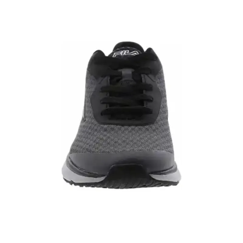 FILA Anti-Slip Wear-Resistant Low-Top Running Shoes Men's Black-3