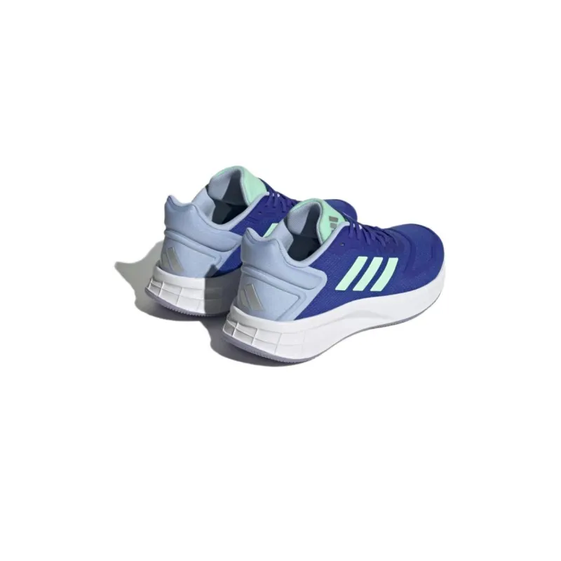 Adidas Duramo 10 Anti-Slip Wear-Resistant Low-Top Casual Running Shoes Women's Blue Green-3