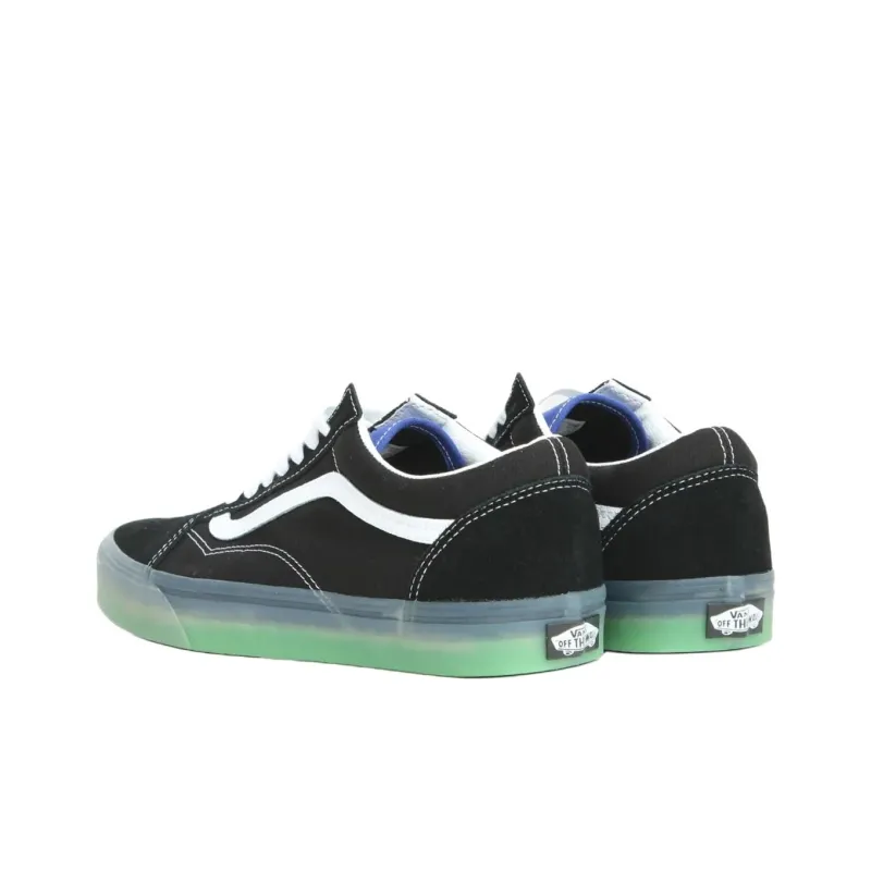 Vans Old Skool Collection Coverage Low Top Canvas Shoes Men's Black-3