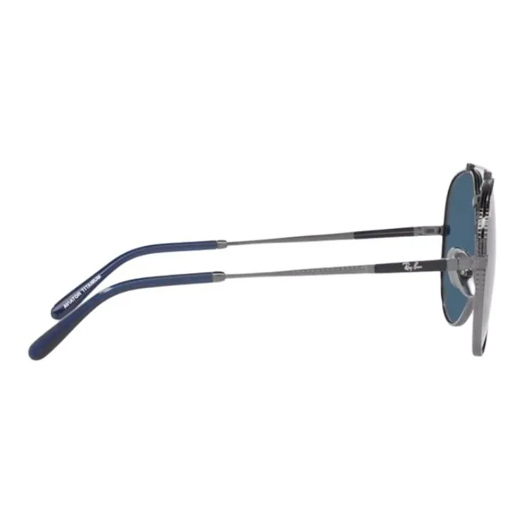 RayBan Titanium Alloy Aviator Sunglasses Unisex Multicolor-6