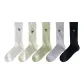 5 Pack (White+Custard+Green+Purple+Black)