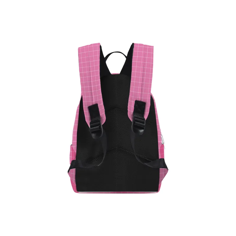 SRRW PU Backpack, Mini Small Bag Regular Unisex Fuchsia-3