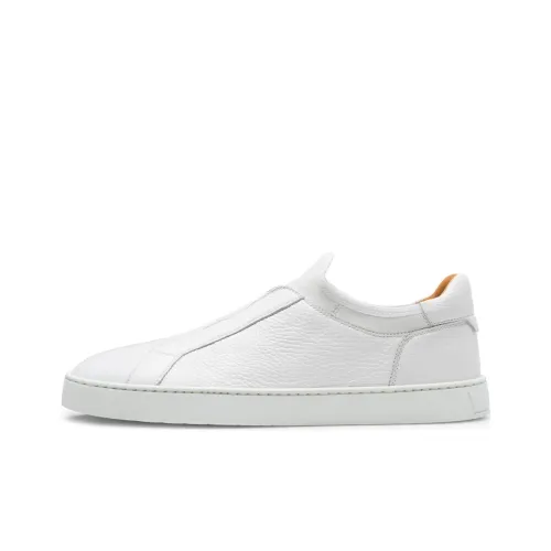 Magnanni Leve Slip Low-Top Skateboard Shoes Men's White