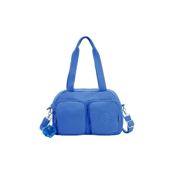 Kipling Recycled Nylon Portable Crossbody Bag, Shoulder Bag Women's Havana Blue