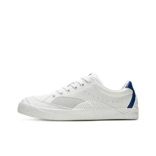 Le Coq Sportif Skateboard Shoes Unisex Low-Top White/Blue