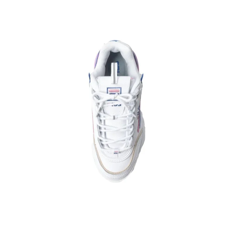 FILA Disruptor 2 2 Exp Anti-Slip Wear-Resistant Low-Top Casual Shoes Women's White Pink-2