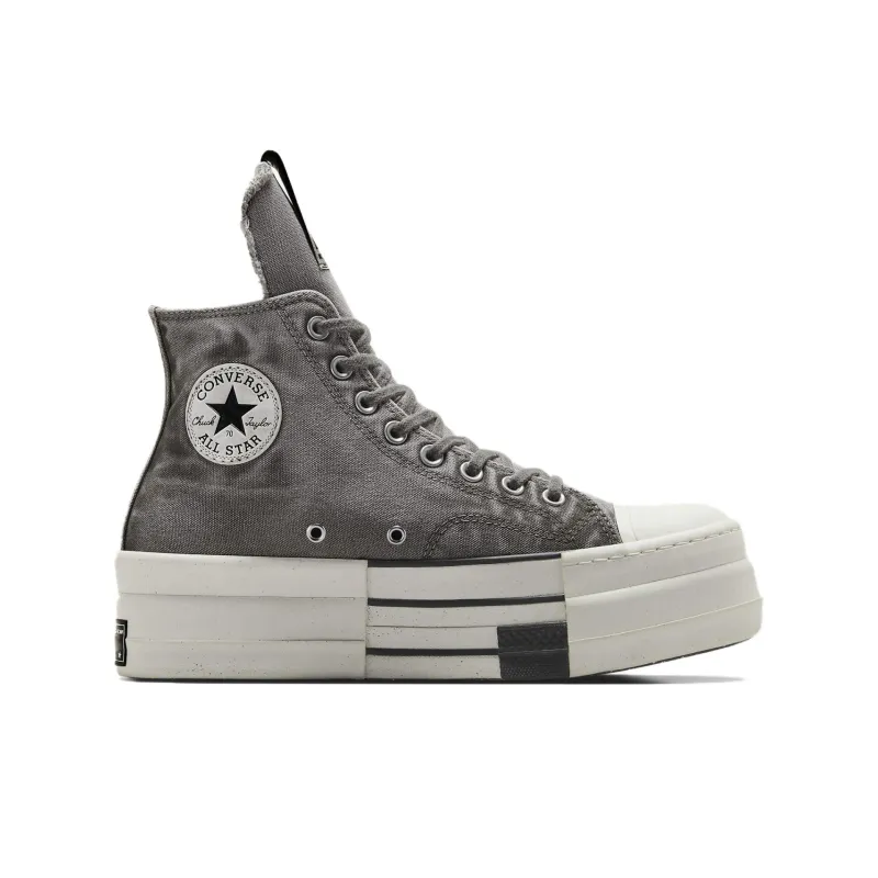 Converse Chuck 70 Anti-Slip Wear-Resistant High-Top Canvas Shoes Unisex Gray White-1