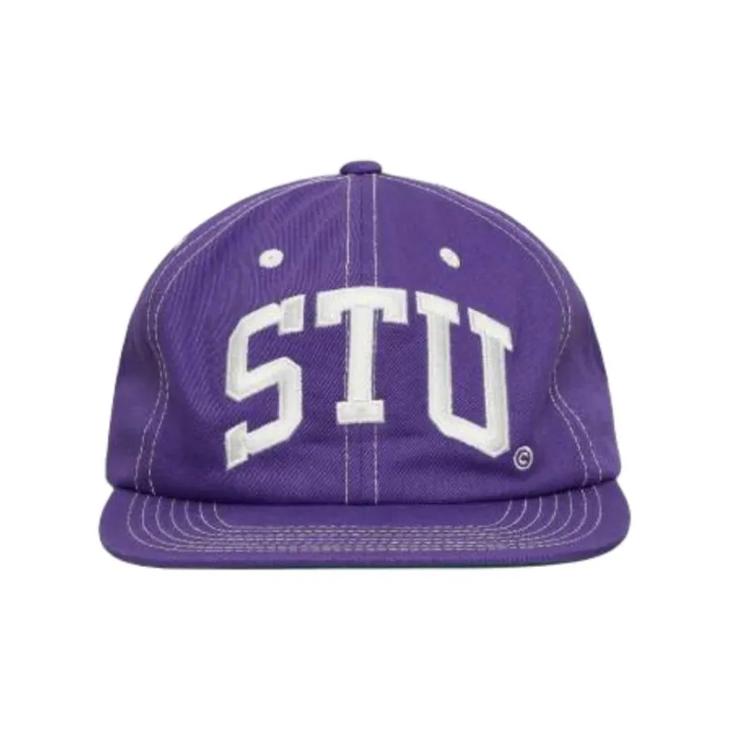 Stussy Cotton Baseball Caps Men's Purple-1