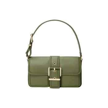 MICHAEL KORS Leather Handbag, Shoulder Bag Women's Smoky Olive Green