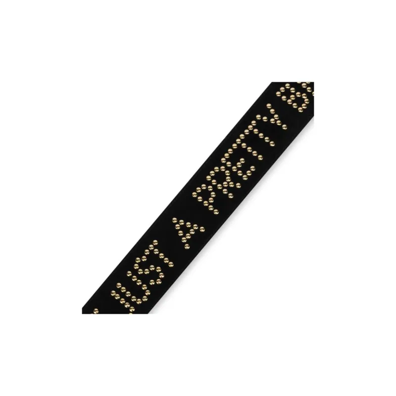 MOSCHINO Studded Buckled Belt-2