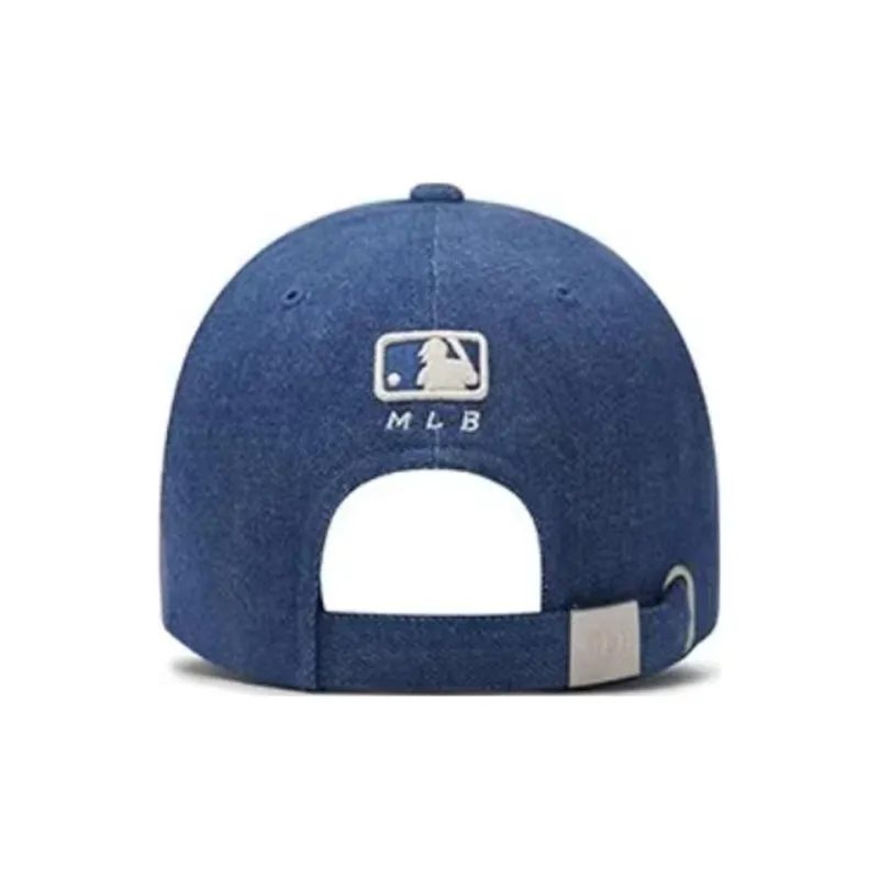MLB Cotton Baseball Caps Unisex Light Blue/Dark Blue-1