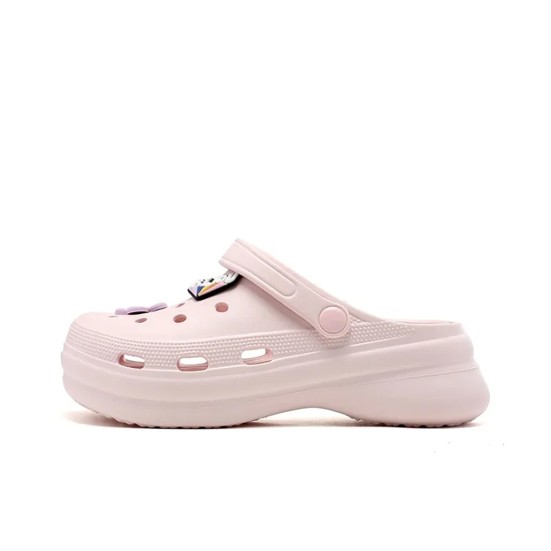 OUBT Sweet Style Closed Toe Half Slippers Fashion Beach Clogs Women's-6
