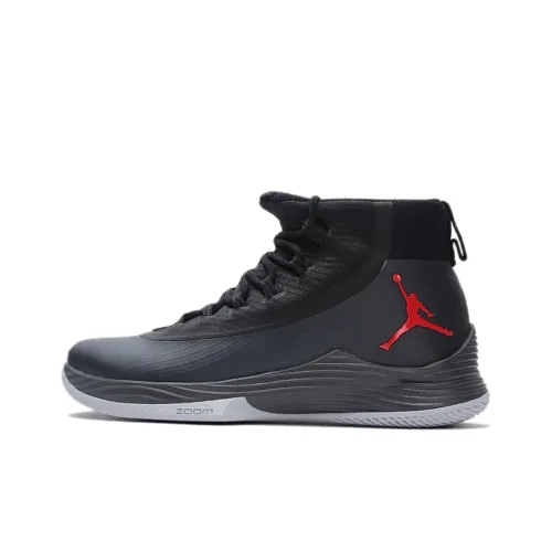 Jordan Ultra Fly 2 Basketball Shoes Men High-Top Black/Red