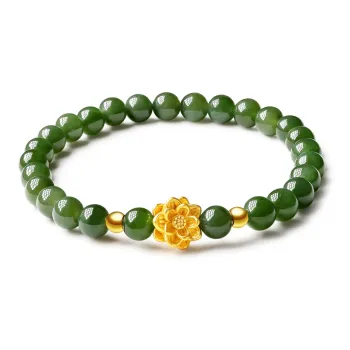LAOMIAO Bracelets Green Jade Women's