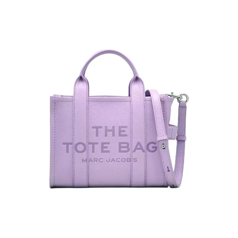 MARC JACOBS The Leather Small Tote Bag Wisteria Purple-0