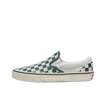 Slip On Classic Vans 'Checkerboard Green True White'