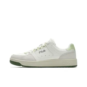 FILA Targa Wear-Resistant Low-Top Skateboard Shoes Women's White Green