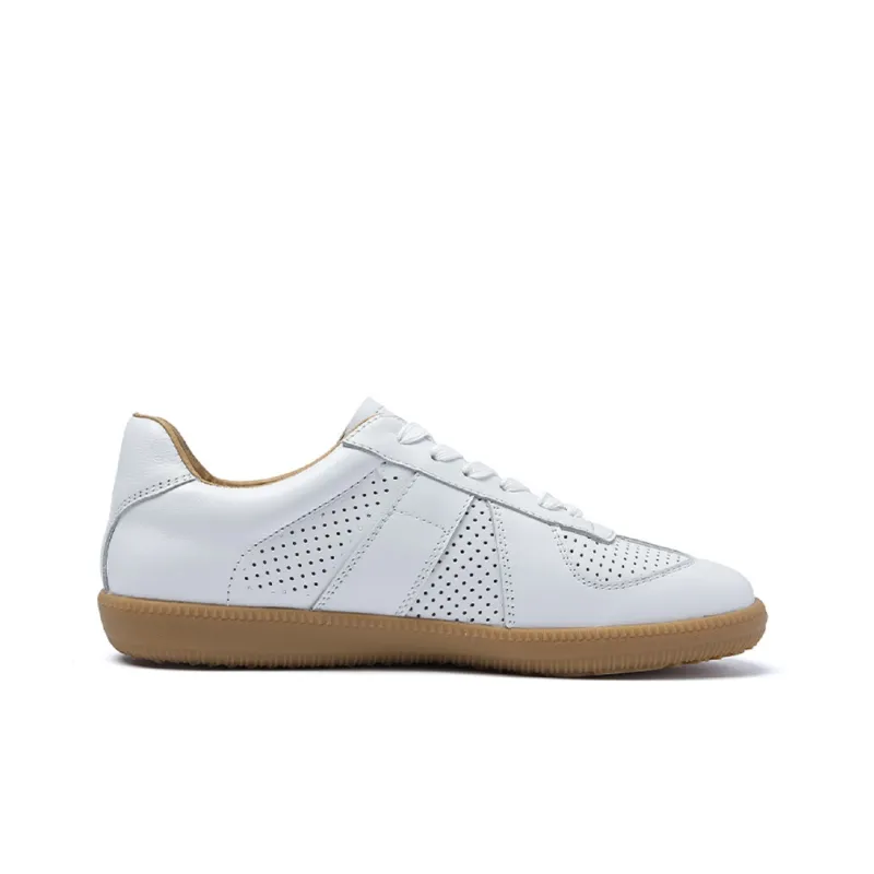 Mulinsen German Army Trainers Wear resistant, Lightweight, Breathable, And Non slip. Low Top Casual Shoes Men's-1