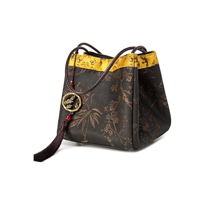 Liang Jin Ji Cow Split Leather Handbag Women's-8