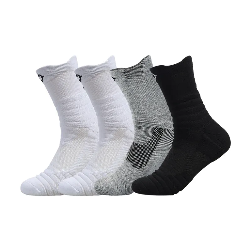 RIGORER Mid Calf Socks Unisex Solid Color-24