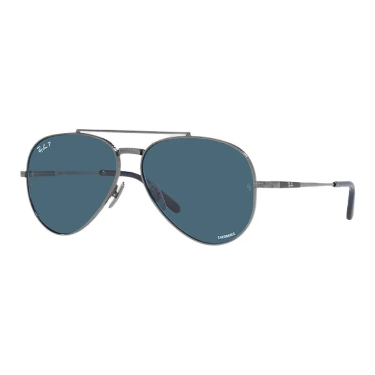 RayBan Titanium Alloy Aviator Sunglasses Unisex Multicolor-4