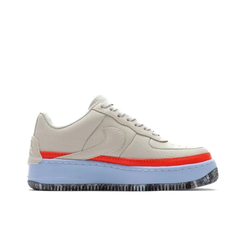 Nike Air Force 1 Jester Xx Light Bone Team Orange Women's-1
