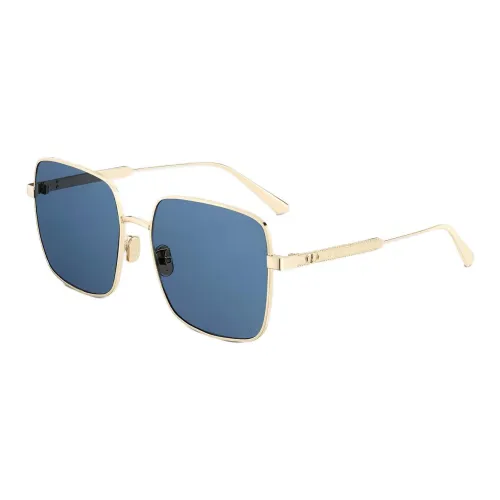 DIOR Cannage S1U Square Sunglasses Gold