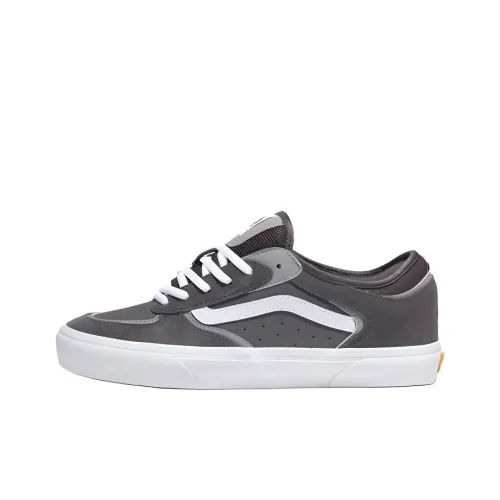 Vans Rowley Anti Slip Wear Resistant Low Top Skateboard Shoes Unisex Gray