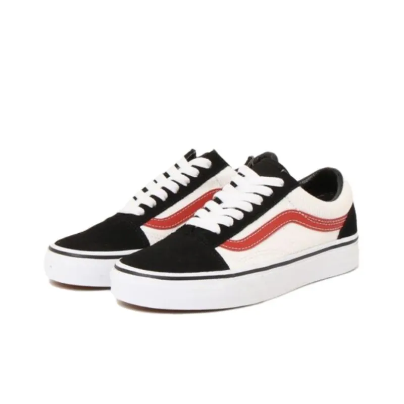Vans Old Skool Mini Cord 'White Black Red'-1