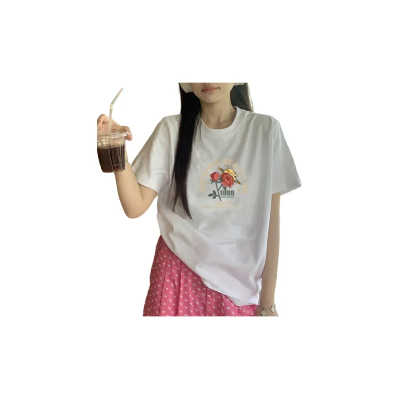 Weixi T Shirts Women's White-2