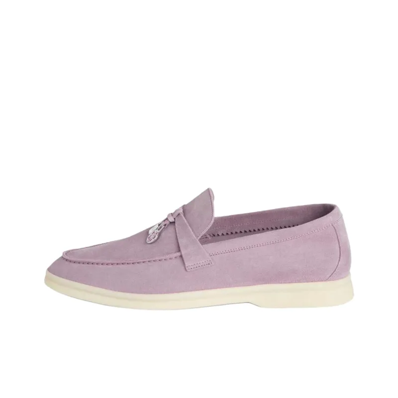Loro Piana Summer Charms Walk Loafers Women's Purple-0