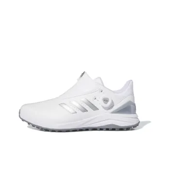 Adidas Solarmotion Boa 24 Spikeless Golf Cloud White Silver Metallic Blue Burst