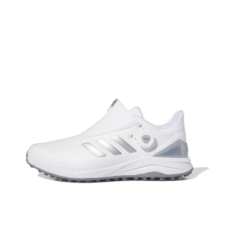 Adidas Solarmotion Boa 24 Spikeless Golf Cloud White Silver Metallic Blue Burst-0