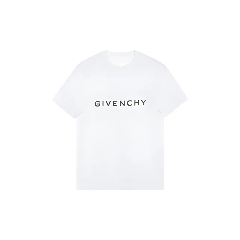 Givenchy Logo Printed Crewneck T Shirt-0