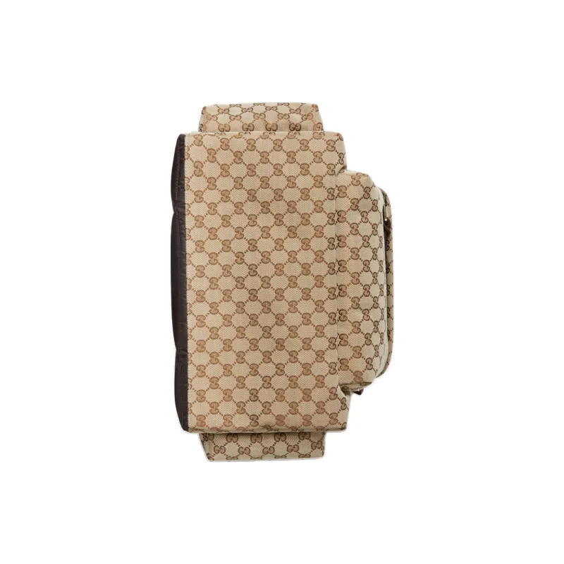 GUCCI Canvas Backpack Large Size Men's Beige & Ebony-4