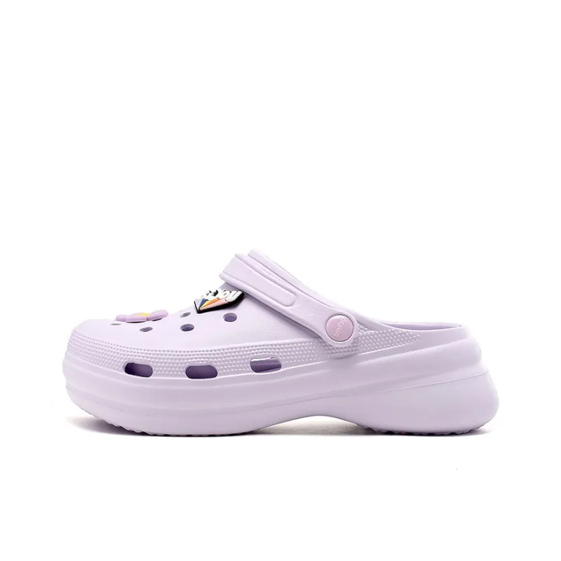 OUBT Sweet Style Closed Toe Half Slippers Fashion Beach Clogs Women's-0